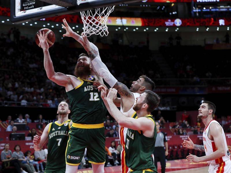Australia crashed out of the FIBA Basketball World Cup with a 95-88 semi-final defeat to Spain.