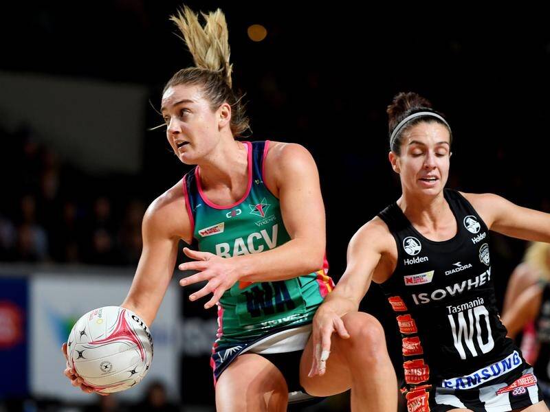 The Melbourne Vixens have celebrated a 65-57 Super Netball derby win over the Collingwood Magpies.