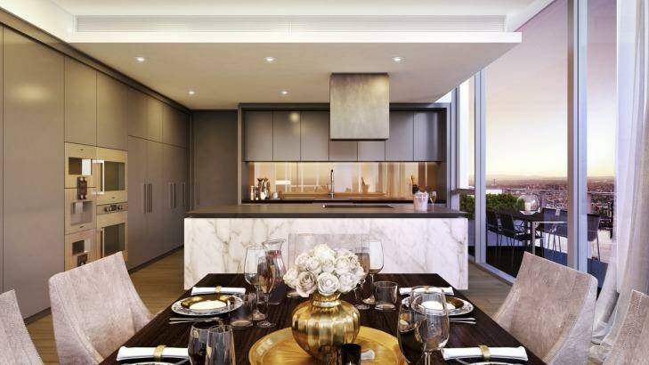 Apartments in the Array are being touted as the ultimate in taste, quality and luxury. Photo: EDM Melbourne Array Penthouses