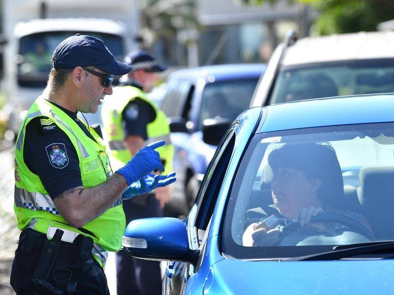 More than 4000 vehicles have been stopped at the Queensland-NSW border.