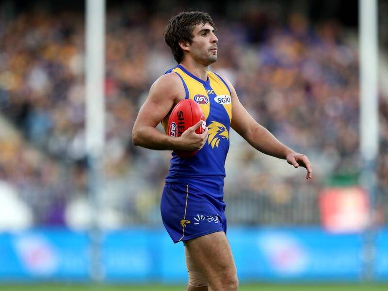 Andrew Gaff (pictured) played golf with Andrew Brayshaw just days before Gaff's on field punch.