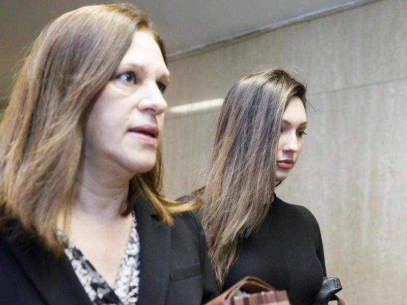Jessica Mann (R) told jurors she had an 'extremely degrading' relationship with Harvey Weinstein.