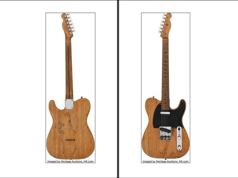 Stevie Ray Vaughan's 1951 Fender guitar has been sold for $US250,000 at an auction.