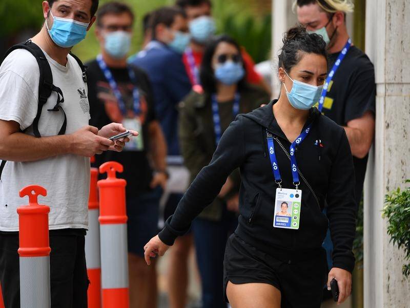 Over 500 Australian Open players, officials and support staff have had to isolate and get tested.