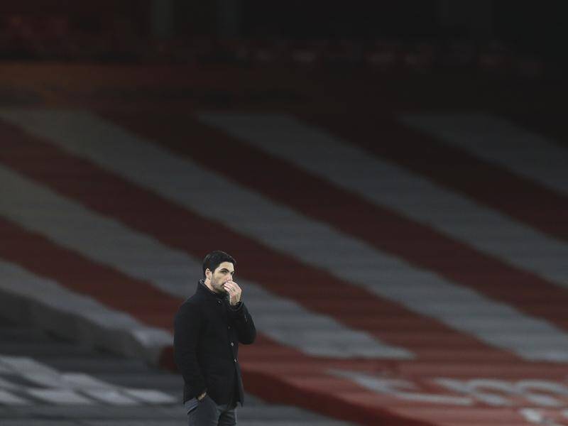 Arsenal's manager Mikel Arteta looked forlorn at Southampton after the holders' FA Cup defeat.