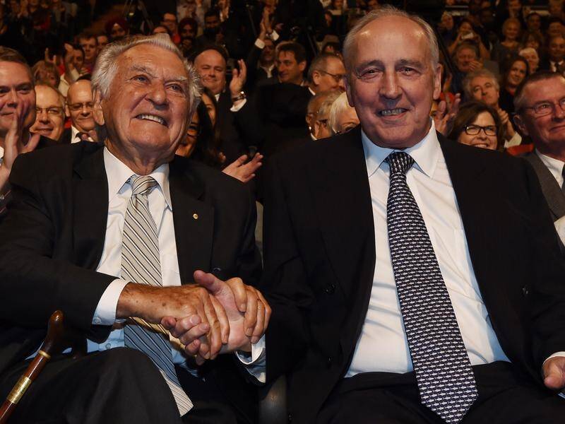 Former Labor prime ministers Bob Hawke and Paul Keating have spoken out in support of Bill Shorten.