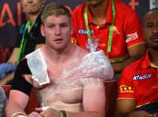 Dolphins prop Thomas Flegler has a tricky shoulder injury that will concern the Queensland Maroons. (Jono Searle/AAP PHOTOS)