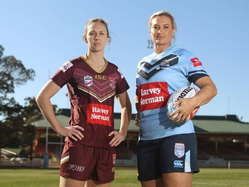 Queensland's Karina Brown and NSW's Ruan Sims will captain their women's State of Origin teams.