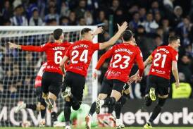 Mallorca have booked their spot in the Spanish Cup final with a shootout win over Real Sociedad. (EPA PHOTO)