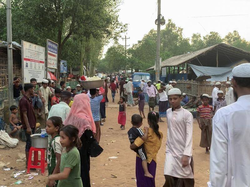 Four people have been killed after violence erupted at a Rohingya refugee camp in Bangladesh.