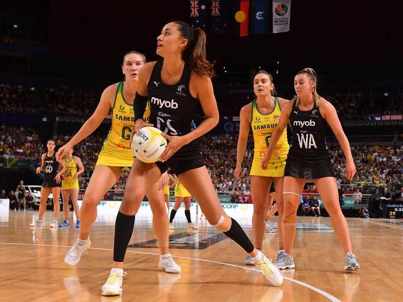 Maria Folau scored 27 goals in New Zealand's Constellation Cup win over Australia in Sydney.