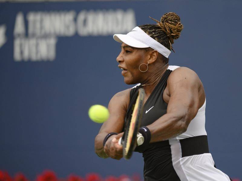 Serena Williams finally secured another win at the WTA tournament in Toronto. (AP PHOTO)