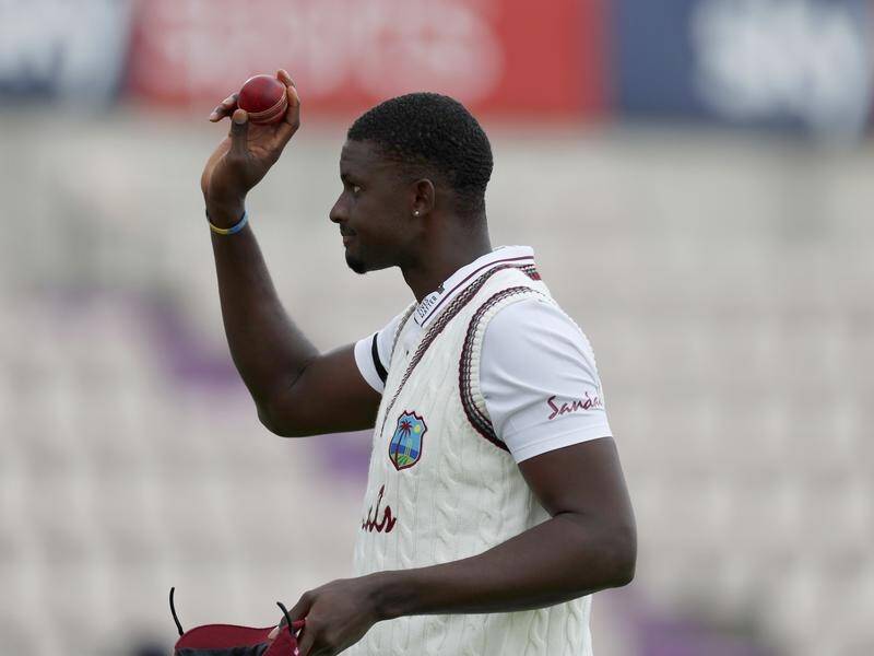 West Indies captain Jason Holder took 6-42 as England were dismissed for 204 in their first innings.