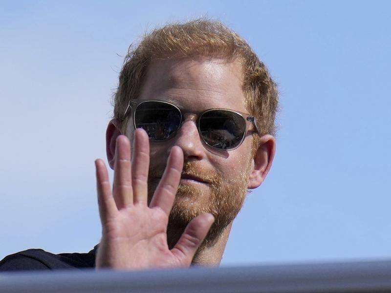 Prince Harry claimed he and his family were endangered when visiting the United Kingdom. (AP PHOTO)