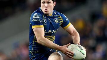 Mitchell Moses has been named to return for Parramatta against Canterbury this weekend. (Brendon Thorne/AAP PHOTOS)