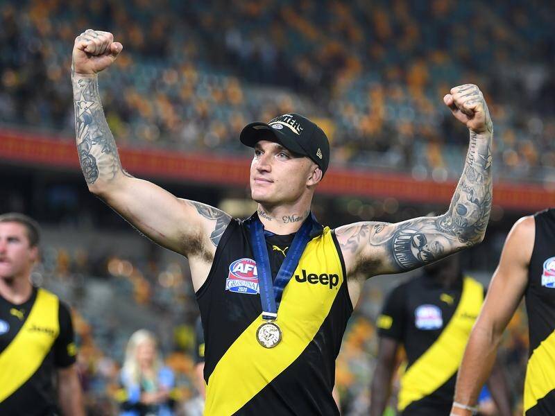 For Richmond premiership hero Dustin Martin, it's the journey that brings the happiness.