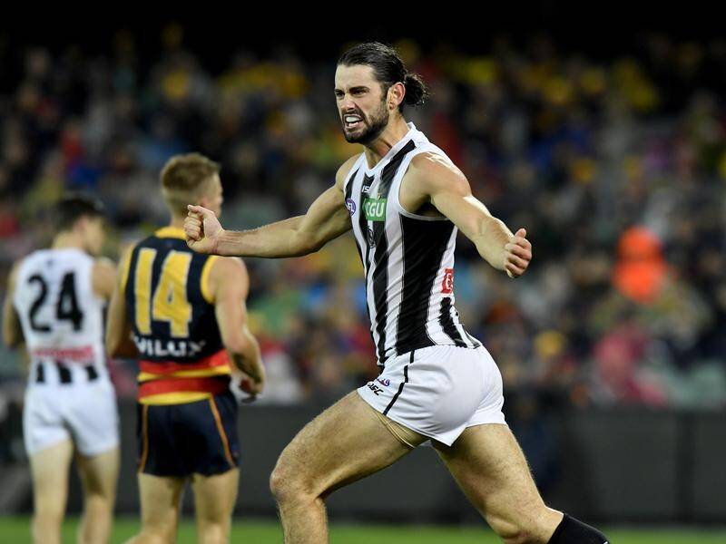 Collingwood ruckman Brodie Grundy has not been targeted by the Crows, according to coach Don Pyke.