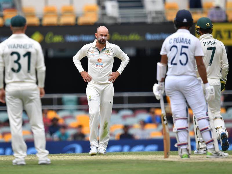 Australia offspinner Nathan Lyon was frustrated by India's batters at the Gabba.