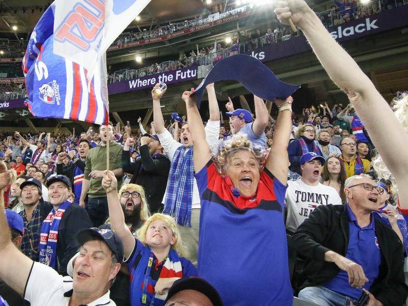 There was plenty of Perth support for Melbourne and the Western Bulldogs at the AFL grand final.