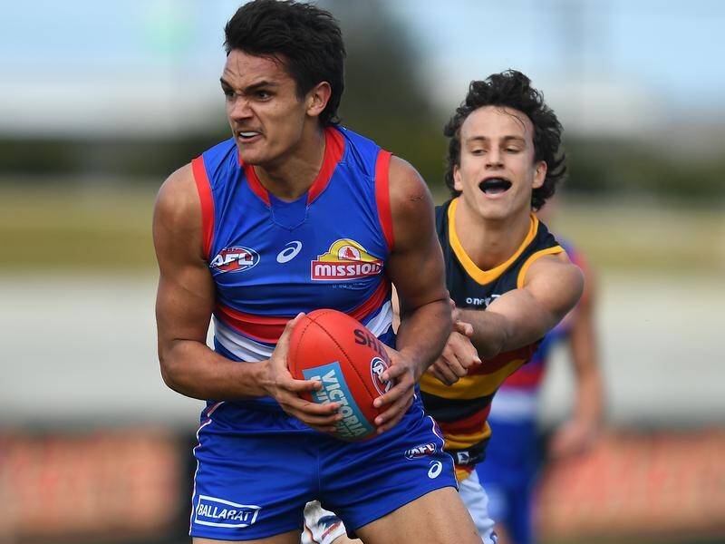 Teenager Jamarra-Ugle-Hagan has returned for Western Bulldogs' pre-season fitter and stronger.