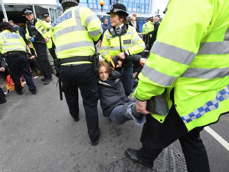 London police say they've arrested more than 1640 people since the climate protests started.