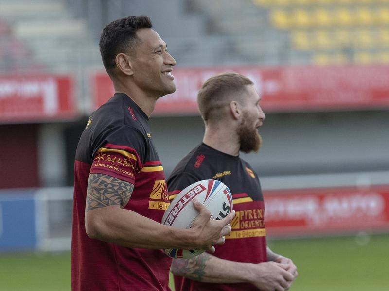 Israel Folau could turn out for Catalans this weekend.