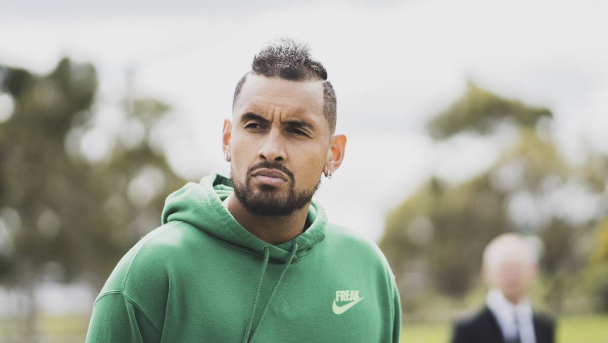 Nick Kyrgios. Picture by Dion Georgopoulos