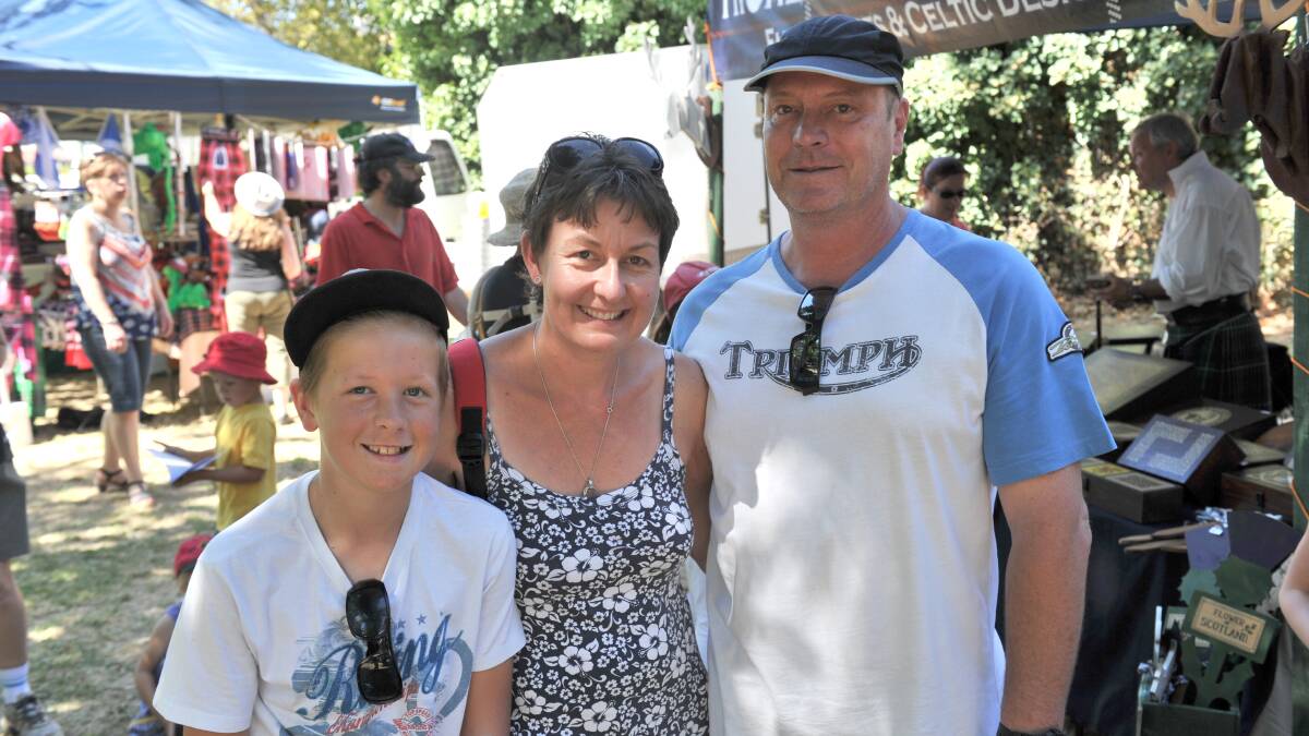 Lachlan, Glenys and Troy Wass.

Picture: JIM ALDERSEY