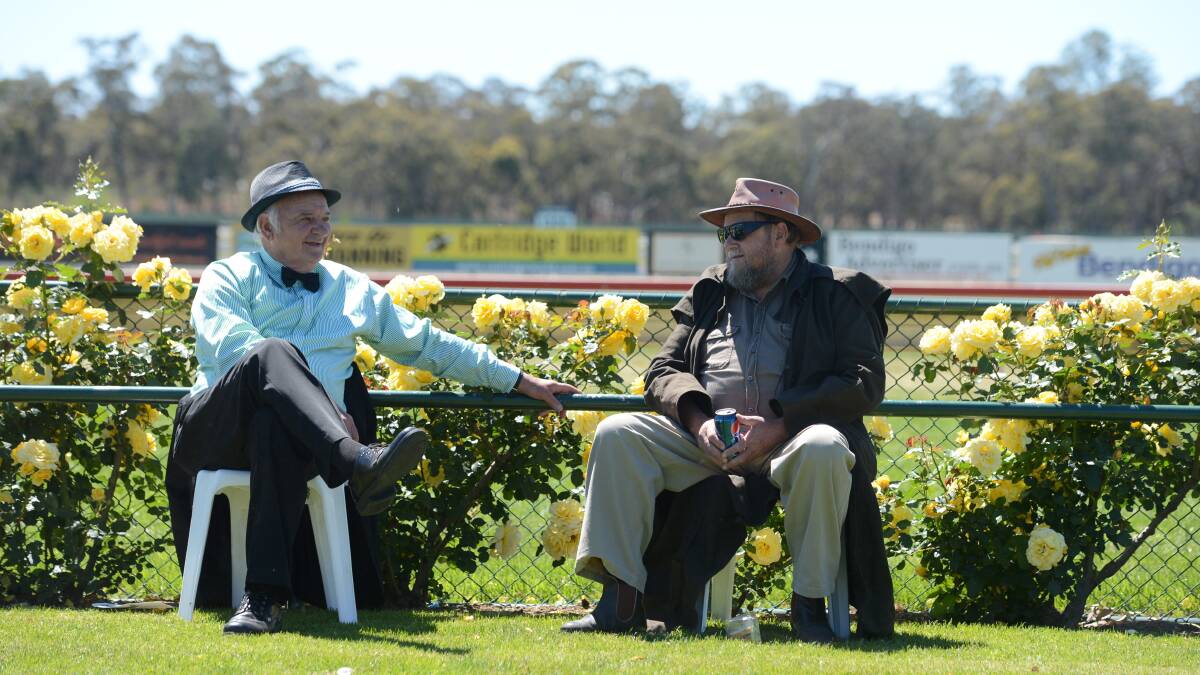 Alan Hough and Geoff Mould at the 2013 Bendigo Cup.

Picture: JIM ALDERSEY