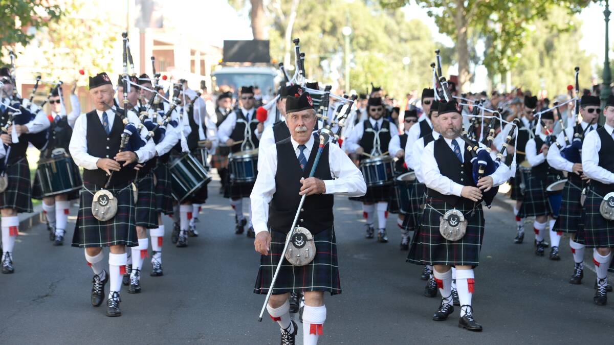 Hawthorn City Pipe Band.

Picture: JIM ALDERSEY