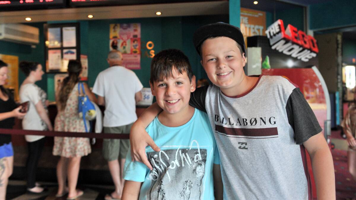 Harry Lewis, 9 and Josh Hyatt, 11. 

Picture: JODIE DONNELLAN 