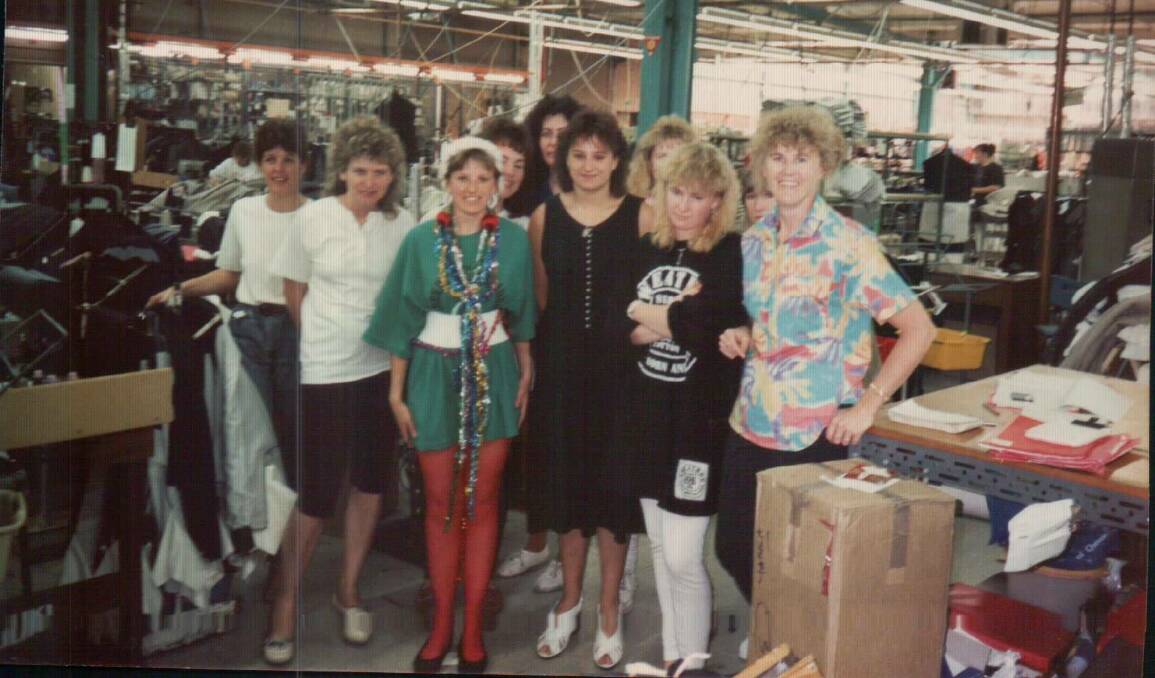1980s A group of Stafford Ellinson employees in the clothing factory at Eaglehawk. There will be a reunion of former employees tonight at the White Horse Hotel from 6.30pm.
