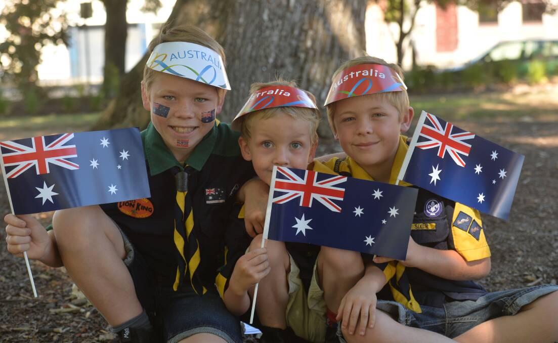 Australia Day celebrations in Castlemaine. Picture: BRENDAN MCCARTHY