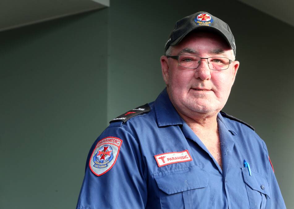 DEDICATED: Ambulance Victoria employee Michael Holden. Picture: PETER WEAVING 
