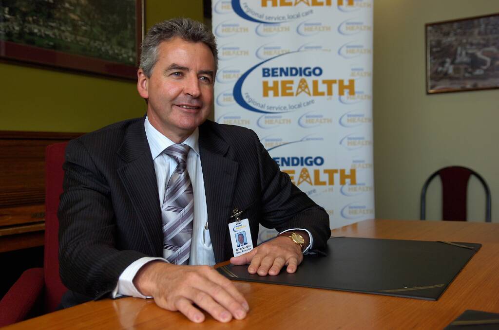 PLEASED: Bendigo Health chief executive John Mulder.