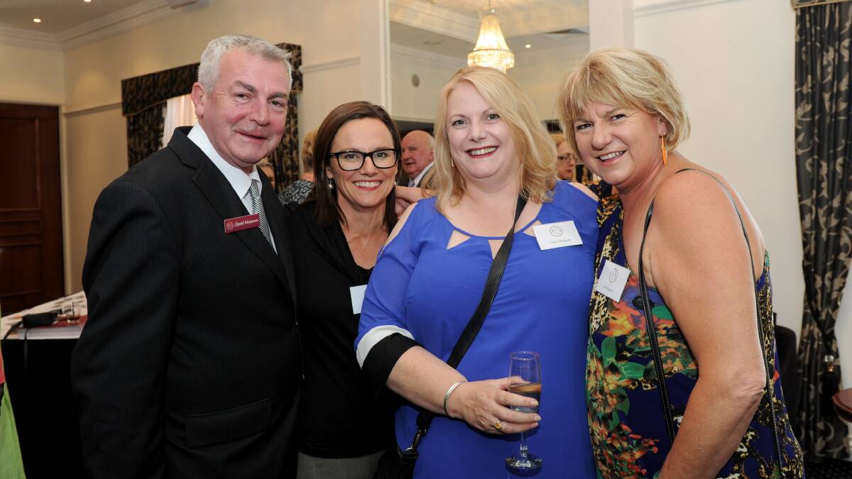 David Mulqueen, Hayley Cail, Louise Mulqueen and Jan Mulqueen. Picture: JODIE DONNELLAN 