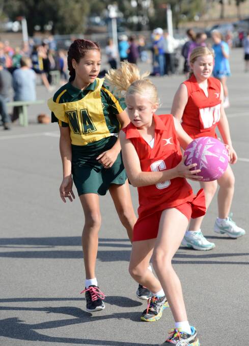 Junior netball. Epsom Vs St Peters. Picture: Jodie Donnellan