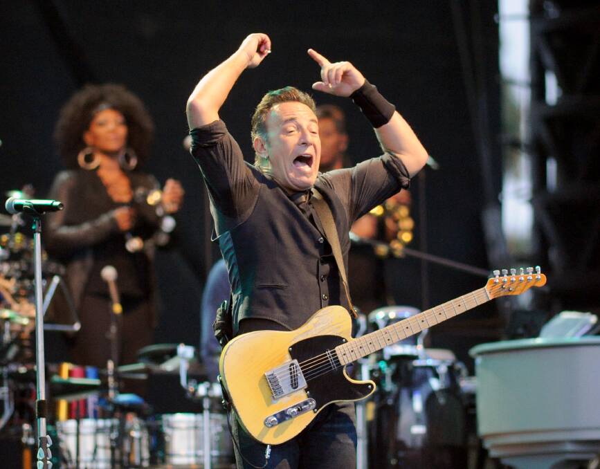 Bruce Springsteen and the E Street Band perform @ Hanging Rock. Picture: JODIE DONNELLAN