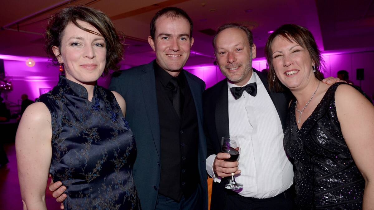 Claire Flanagan-Smith, Ian McBurney with Chris and Karen Corr. Picture: JULIE HOUGH