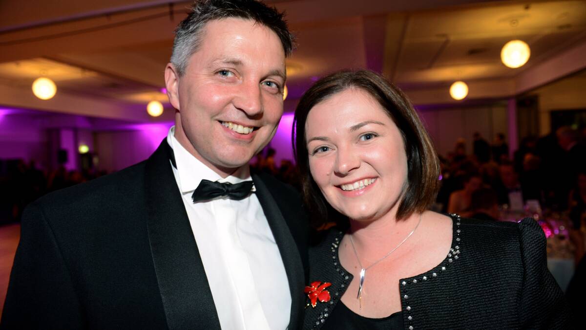 Matthew Emond and MP Lisa Chesters. Picture: JULIE HOUGH