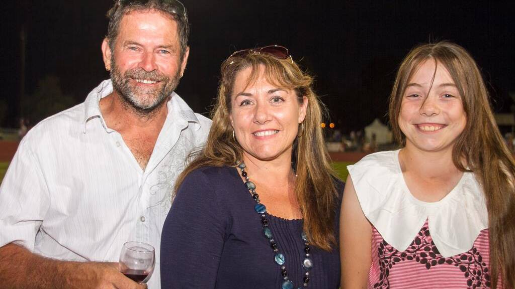 Gary, Elizabeth and Tiana Murphy at the women.i.s.e. function held at Saturday's women's night at the Bendigo International Madison carnival. Picture: dionjelbartphotography 