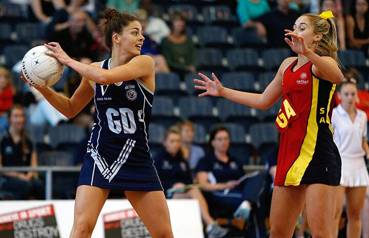 Chloe Watson in action for Victoria. 