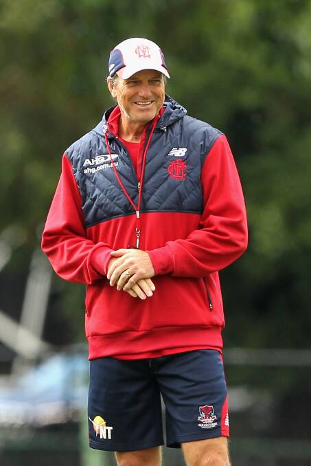 SUPERCOACH: Paul Roos is going into a second year in charge at Melbourne. He coached Sydney to the AFL premiership in 2005. Picture: GETTY 