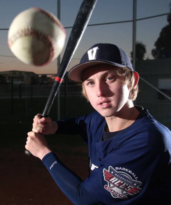 YOUNG STAR: Lachlan Jack played a key role in Scots Baseball Club's A-grade win against Falcons. Picture: GLENN DANIELS 