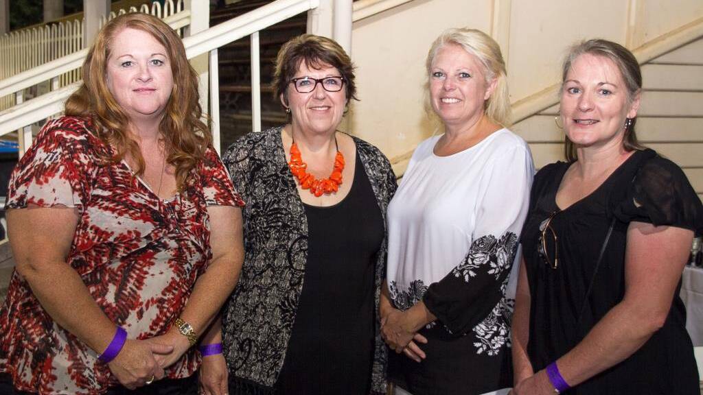 The "Fab Four" of Annette Sayle, Jenny Pearson, Wendy James and Melissa Hartley were at the women.i.s.e function held at Saturday's women's night at the Bendigo International Madison carnival. Picture: Picture: dionjelbartphotography