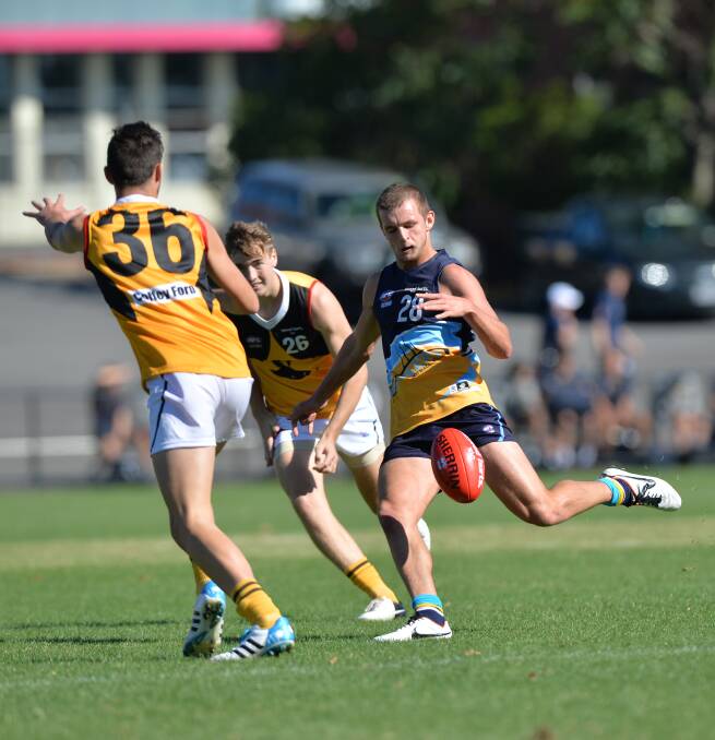 MIDFIELD STAR: Billy Evans is back in the Bendigo Pioneers line-up after a successful campaign with Victoria Country at the AFL national under-18 championship series. 