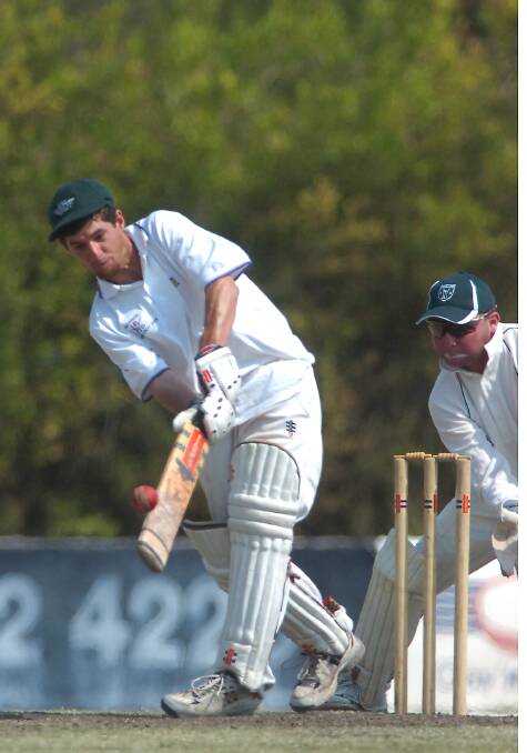 Gisborne's Jason King drives in the 2007 clash with Campapse at Golden Square. 