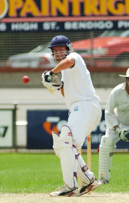 Gisborne's Dan Carroll batting at Queen Elizabeth Oval in 2006. 