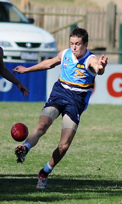 Jack Geary kicks in 2009 at the QEO. 