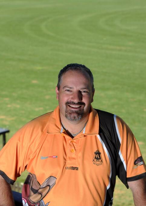 GREAT HONOUR: Axe Creek Cricket Club's Rob Fisher. Picture: JODIE DONNELLAN